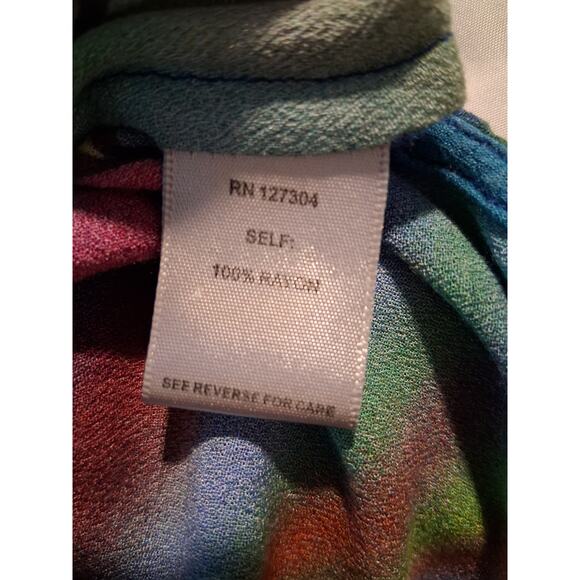 John Mark Art to Wear Women's size XL Oversized
Artsy Luxury Colorful Boho Top - Picture 8 of 9